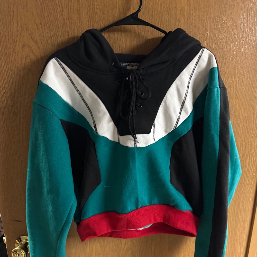 Kigu Stop my hero academia crop top hoodie